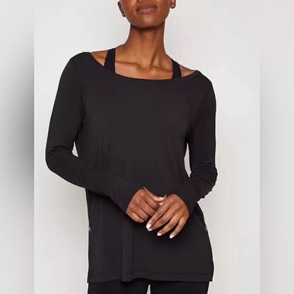 NWT Foulaps Women’s Long Sleeve Stamina Tee Green Athletic- Size Large - Picture 4 of 10